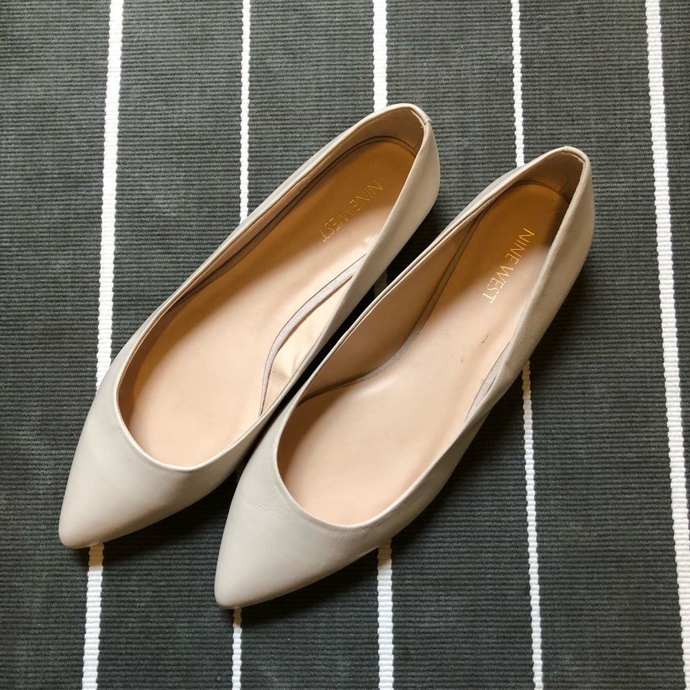 Nine West Onlee Pointy Toe Flats - NEVER WORN
